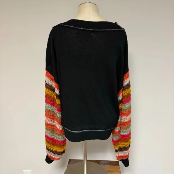 We The Free Free People Cha Cha Balloon-Sleeve Sweater - Image 3