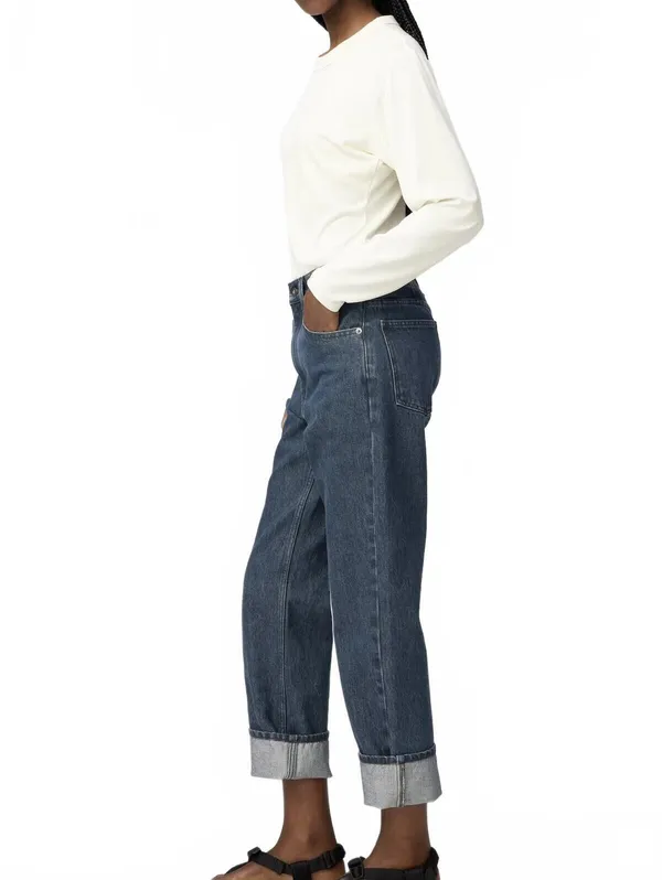 Uniqlo U High Rise Regular Jeans NWT Blue 23inch - Image 2
