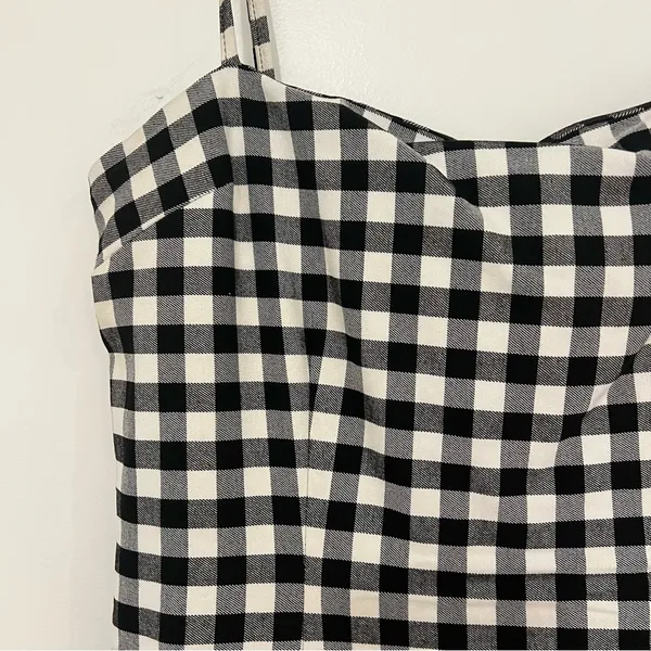 Lovers + Friends Gabby Gingham Ruffle Mini dress Sleeveless Checkered Print - Image 6