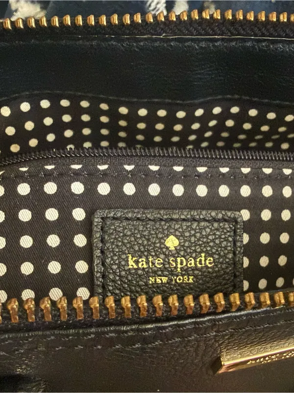 Kate Spade New York Magnolia Park Ollie Bag Purse Cream Black EUC - Image 2