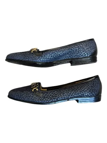 Amalfi Rangoni Leather Navy Oste Loafer Flats Shoe Size 6.5 NWOB - Image 4