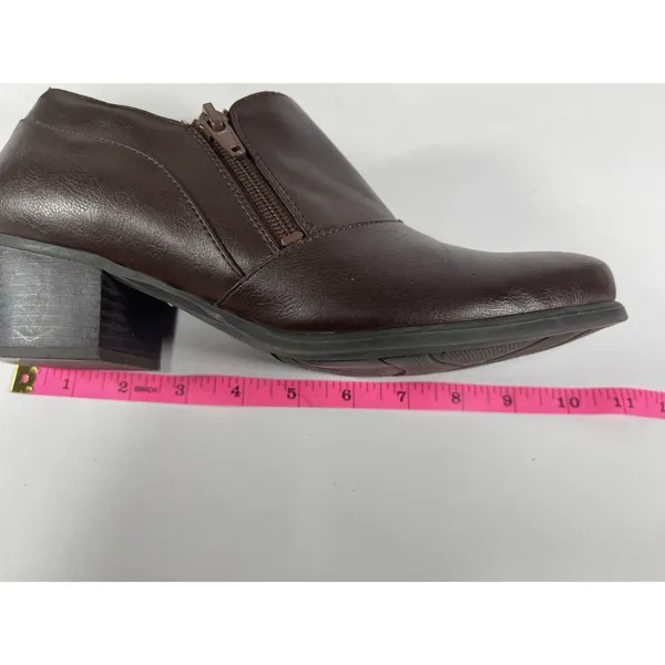 Natural Soul Brown Faux Leather Ankle Boots/Booties - Image 13