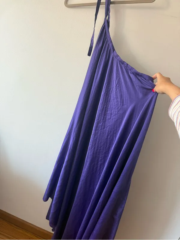 L’idee deesse gown / Purple halter Maxi Dress - Image 2