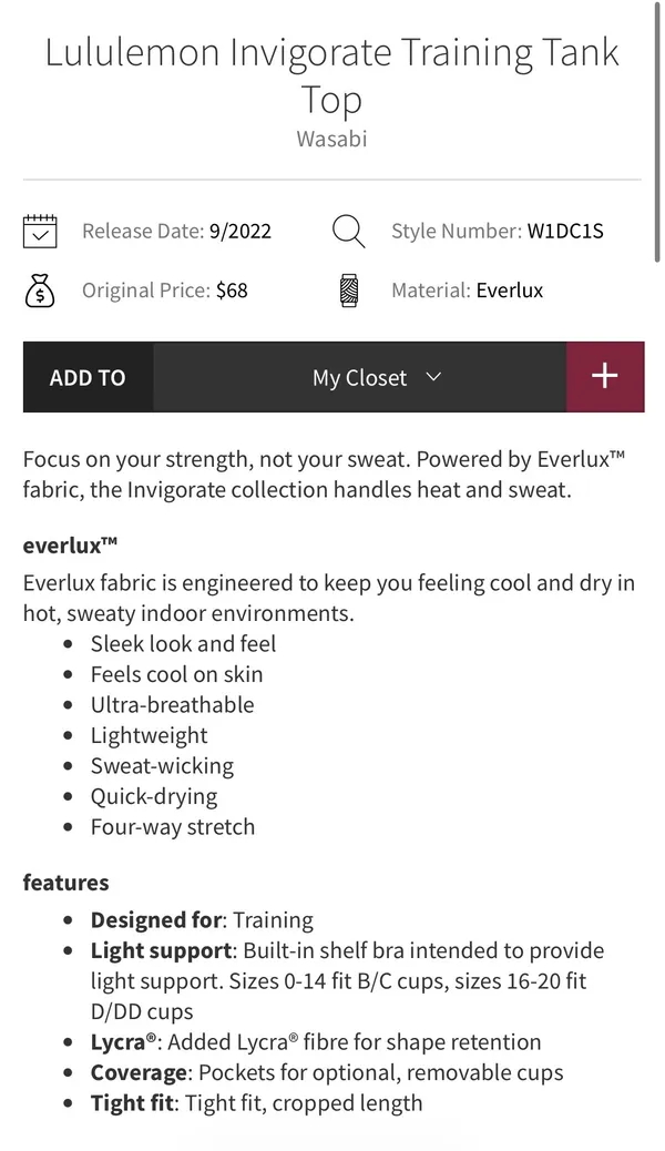 Lululemon Invigorate Training Tank Top Wasabi 8 - Image 9