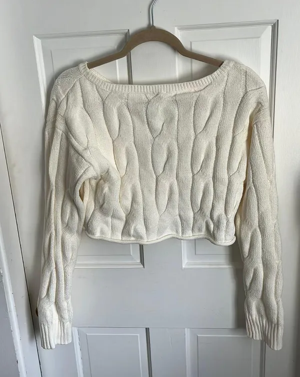cream sweater set - Image 3