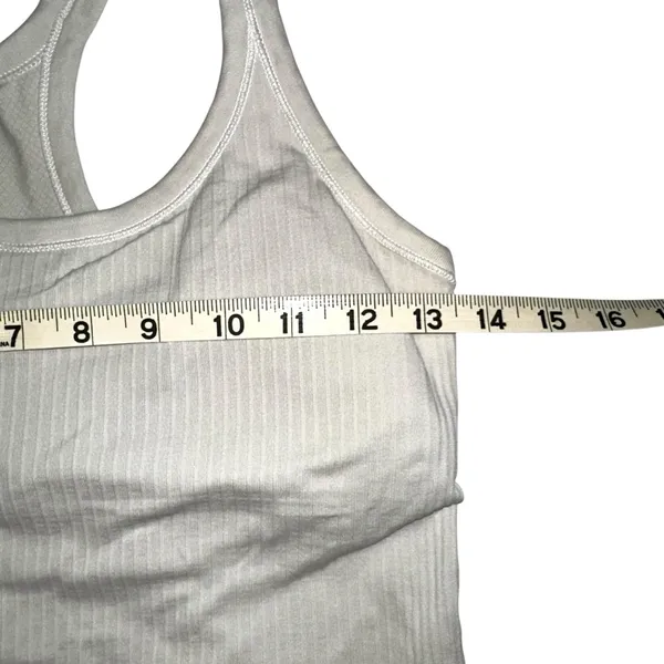 Lululemon Ebb To Street II Gray Racerback Tank Top 6 - Image 7