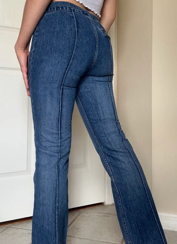 Bootcut Flare Denim Jeans - Image 7