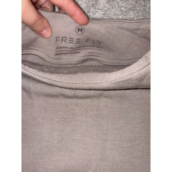 womens‎ free fly mock neck sweatshirt Medium - Image 3