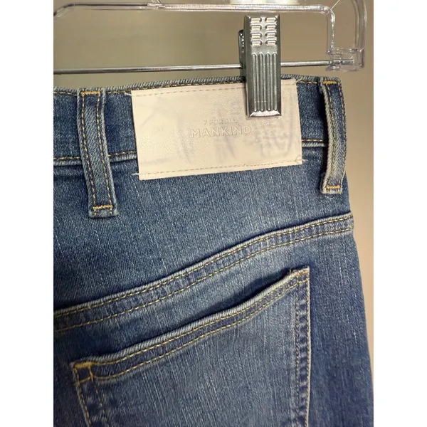 7 For All Mankind Easy Boot Jeans‎ 25 Medium Wash NWT Bootcut Denim Long 34.5 - Image 7