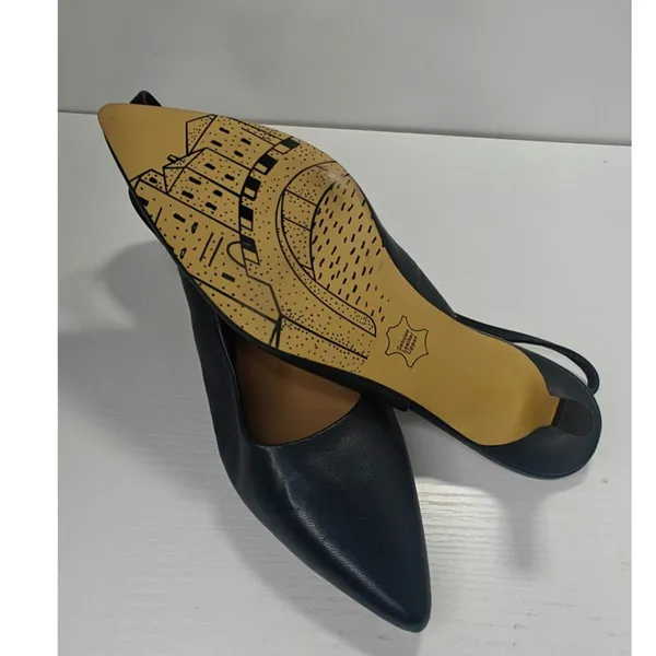 Blue pointed toe Kitten heels sz 8.5 - Image 6
