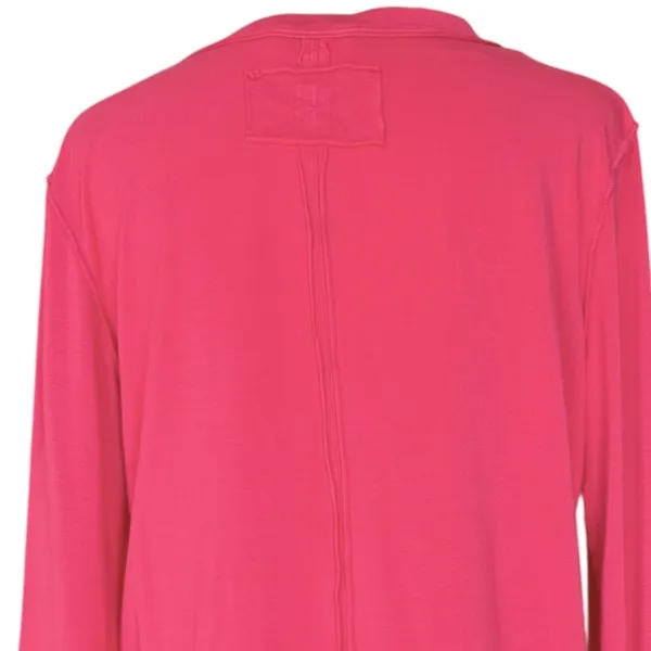We The‎ Free V Neck Oversized Long Sleeve Pink Tee Shirt Sz M - Image 5