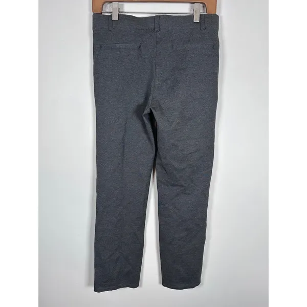 Quince Ponte Straight Leg Pants Women Medium Gray Business Casual Professional - Image 4