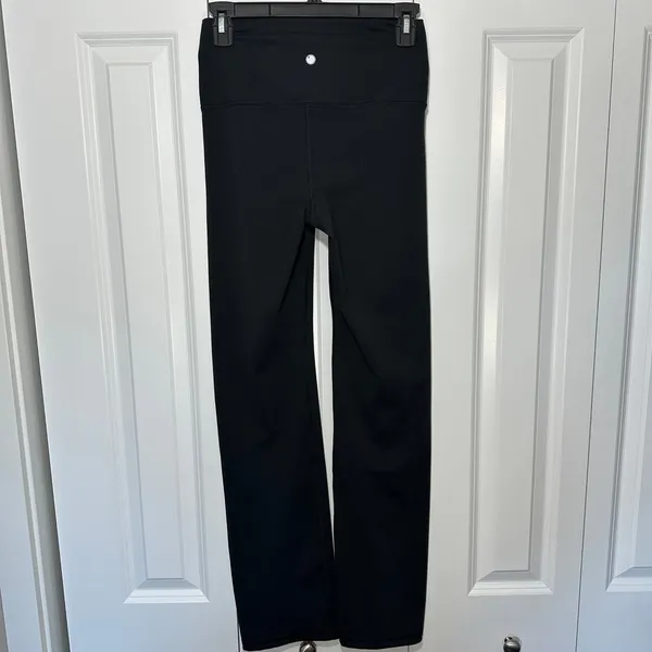 Yogalicious Lux Everyday Straight Pant Women XS Black High Waisted Yoga Pants‎ - Image 3