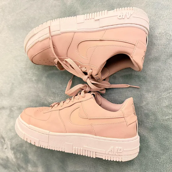 Nike Air Force 1 PLT.AF.ORM Pinkford Oxford Sneakers Shoes Women’s Size 9.5 - Image 5