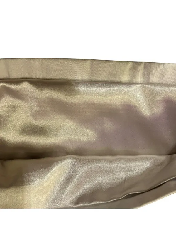 White House Black Market Metallic Sequin Diamond Skirt Womens 6 EUC Tan Gold - Image 10