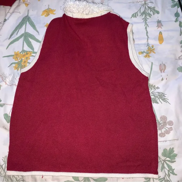 OU SOONER CHRISTMAS VEST Red - Image 3