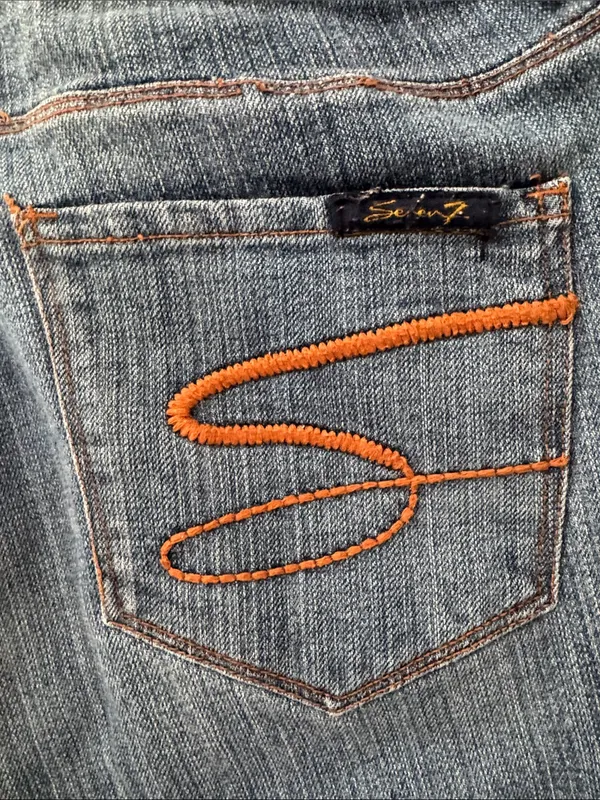 Seven7 Women's Mid-Rise Sexy Flare Vintage Wash Jeans - Image 6