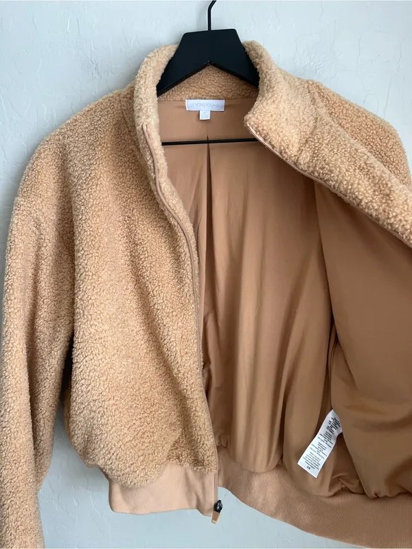 Beyond YogaBrave The Elements Sherpa Bomber jacket NEW XS - Image 5