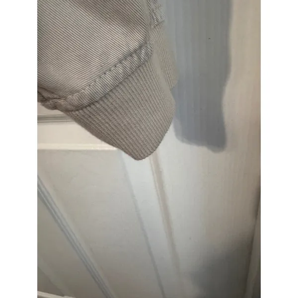 For The Republic Bomber Jacket Small Beige Snap Front - Image 6
