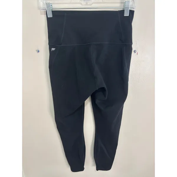 Fabletics PowerHold High Waisted Compression Leggings Black 7/8 Length Womens - Image 4