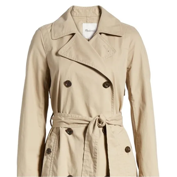 Madewell trenchcoat classic camel - Image 8