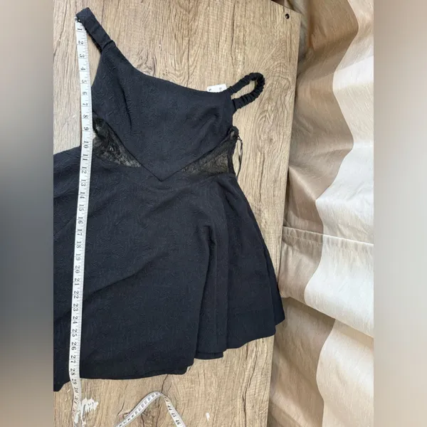 Free People Brooklyn Mini Dress‎ in Black size medium NWT - Image 7