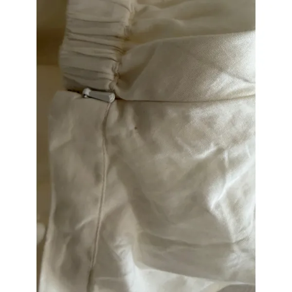 CAMI NYC Maxi Skirt Women XL White Tiered‎ Ruffle Cotton Maxi - Image 6