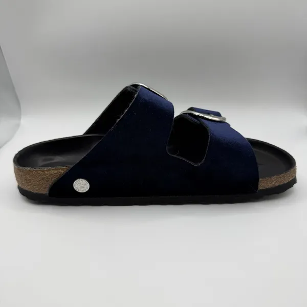 Birkenstock Arizona Big Buckle Rivet Midnight Velvet Exquisite 39 Narrow L8/M6 - Image 5