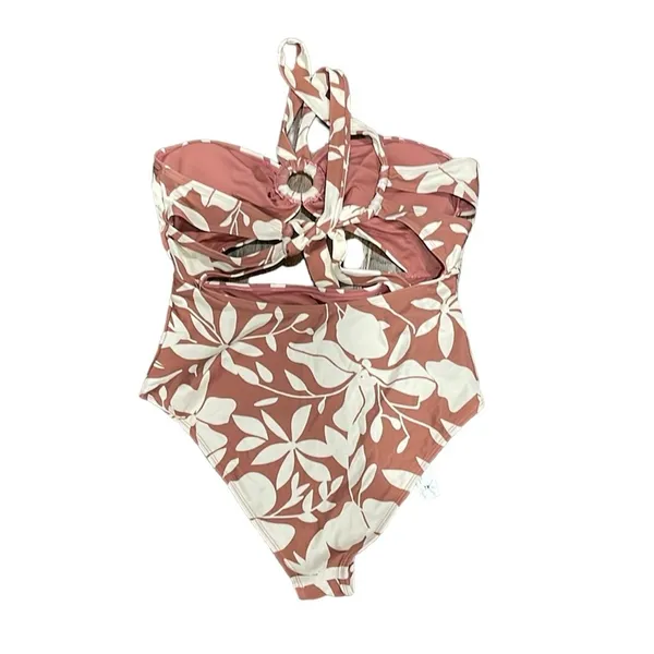 CUPSHE floral brown swimsuit. Size XL - Image 5