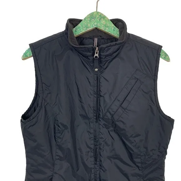 Burton Black Puffer Vest Large Lightweight Outdoor Snowboarding Zip‎ Up Women's - Image 2