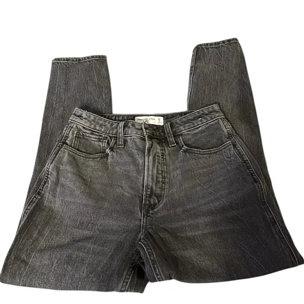 Abercrombie & Fitch Curve Love The Skinny High Rise Jean washed black Size 26/2R - Image 6