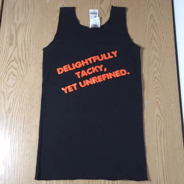 Bin35#4 New Hooters Girl Uniform Tank Top From Clearwater FL Cracking Black XS - Image 6