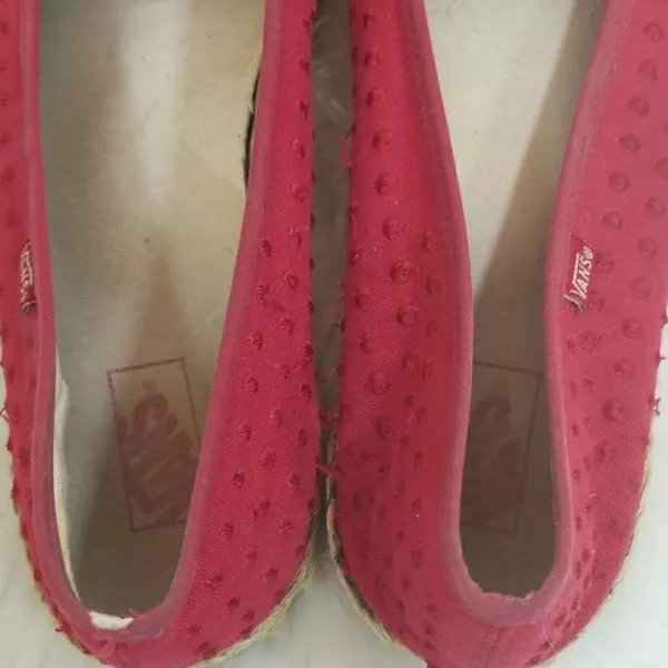 Vans KVD JUTE slip on flat shoes loafers sz 10 - Image 6