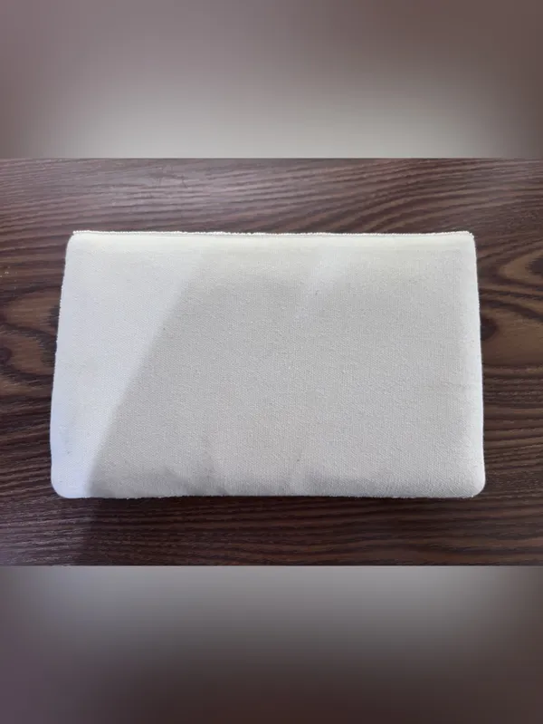 Beaded Floral Clutch White - Image 2