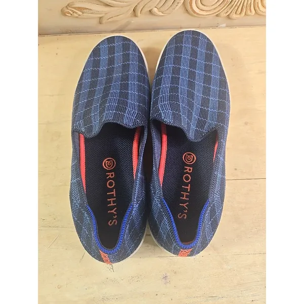 Rothys The Sneaker Shoes Womens size 9 Blue Slip On - Image 5