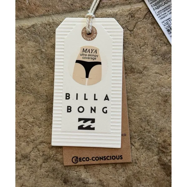 Billabong Ready For The Sun Tie Side Maya Bikini Bottoms Size Medium - Image 10