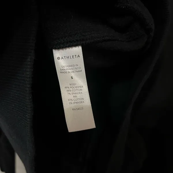 Athleta‎ Triumph full zip Hoodie Small Black - Image 9