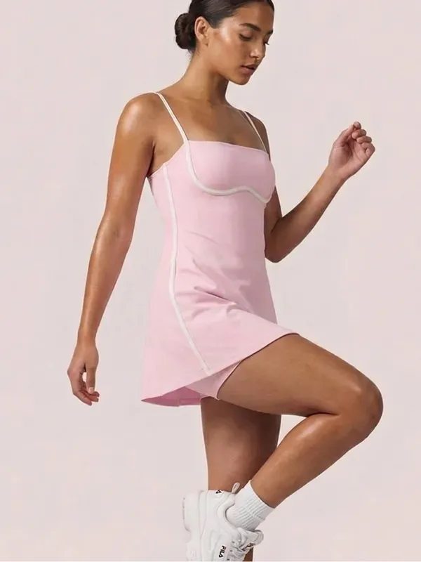 Derek Heart Pink mini tennis dress - Image 6