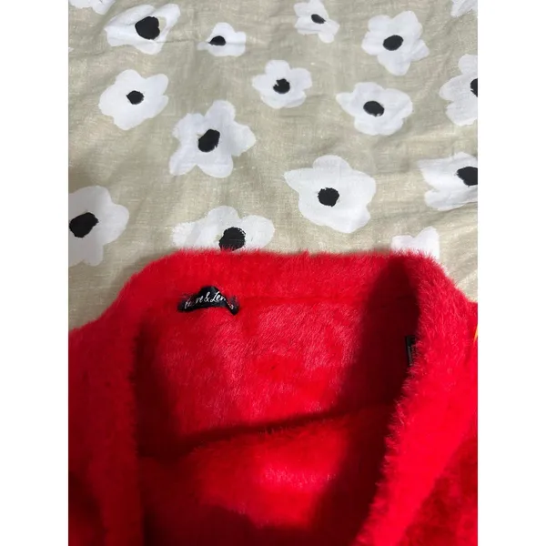 For love and lemons red fuzzy tank top set - Image 9