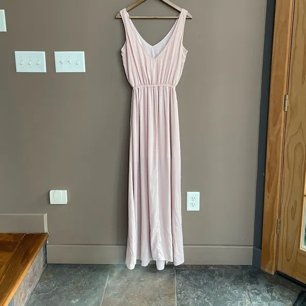 Show Me‎ Your Mumu Kendall Maxi Dress in Dusty Blush Crisp Pink Size Medium - Image 4