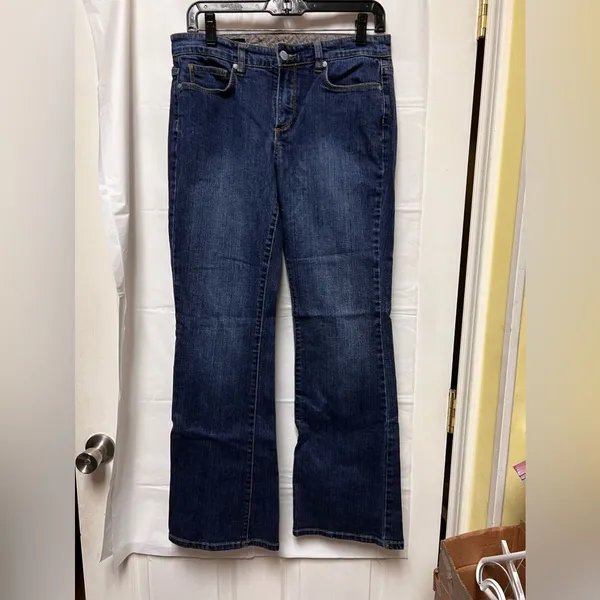 Ashley Bootcut‎ Jeans Womens Size 6 Blue Denim Bootcut Mid Rise CFR-C - Image 10