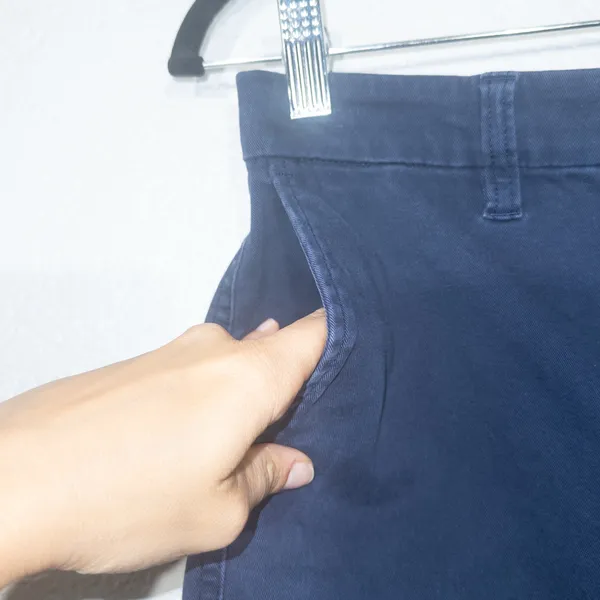 J. Crew Navy Blue High-Rise Girlfriend Chino Pants Size 4 - Image 4