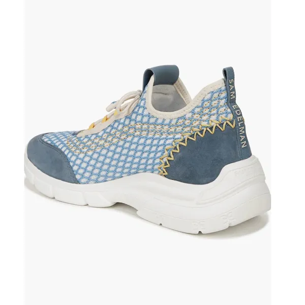 Sam Edelman Chelsie Knit Blue Sneakers Size 8 - Image 2