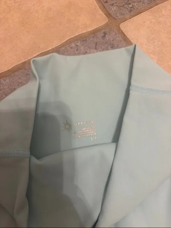 Offline by aerie High-Waist Mint Women’s Active Shorts - Image 2