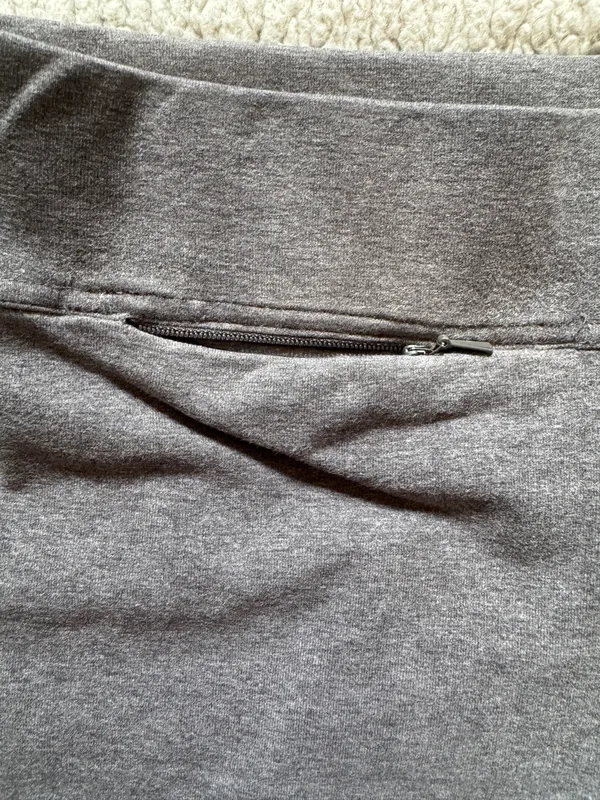 Lands' End Gray Flare Sweatpants - Image 2