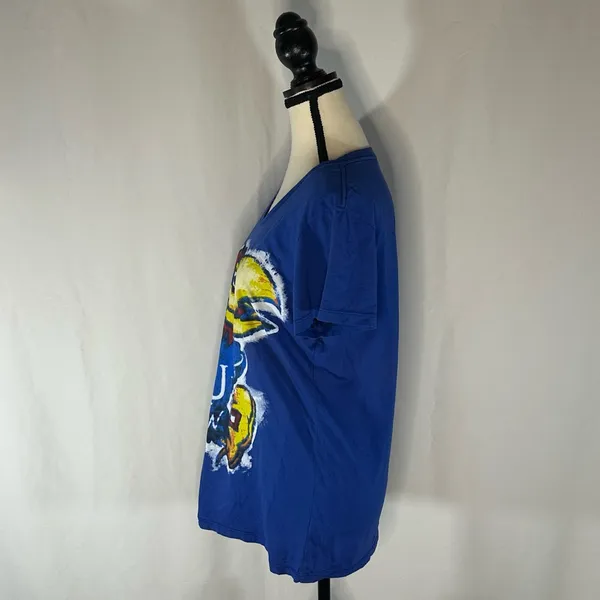 My U KU Graffiti Jayhawk NCAA Fan Gear Kansas University Sz Lg - Image 2