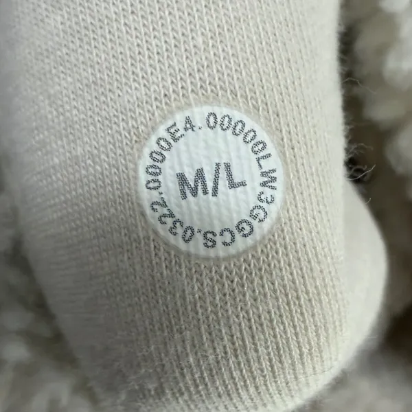 Lululemon Scuba Oversize Half Zip Sherpa Sweatshirt M/L Ivory Fleece Funnel Neck - Image 14