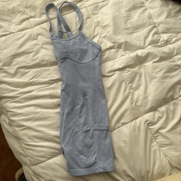 Purple vilanva athletic ribbed romper Size M - Image 2