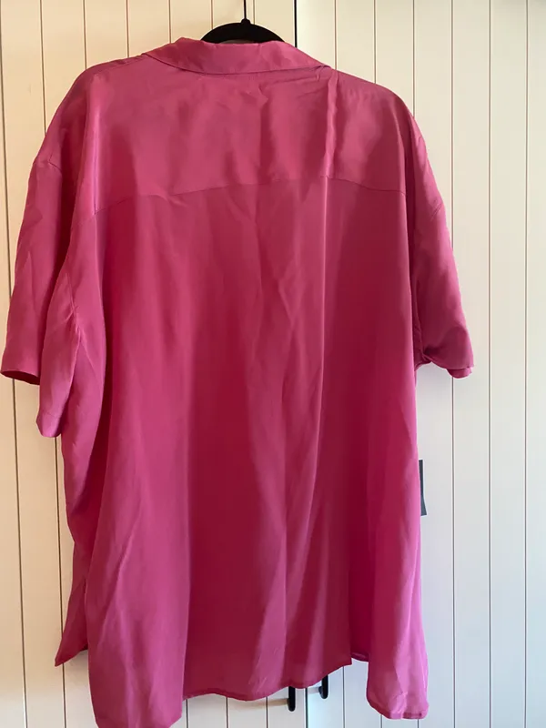 Silk Short Sleeve Blouse - Image 13