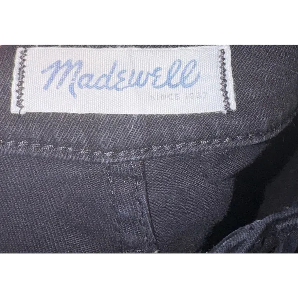 Madewell Flea‎ Market Flare Black Jeans Women's 28 Mid Rise Denim Stretch Sailor - Image 8
